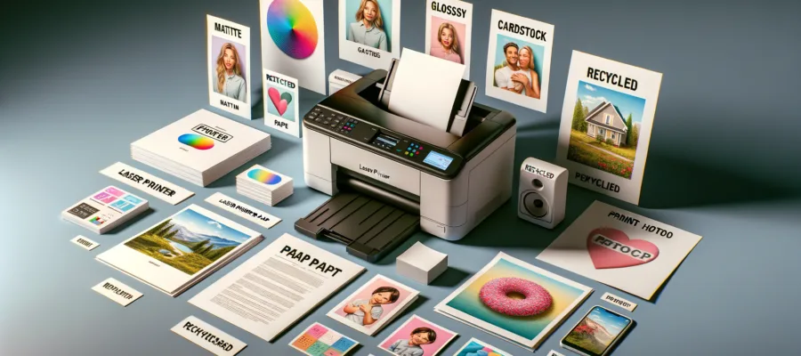 Optimale Papierwahl fuer Laserdrucker: Welche Sorten passen zu welchen Druckauftraegen?