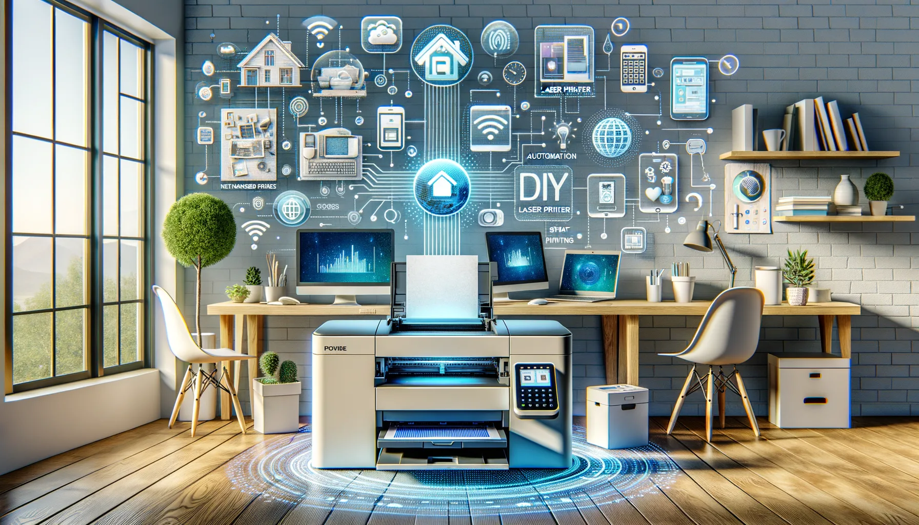 Vernetztes DIY mit Laserdruckern: Smart Home und Automatisierung fuer den privaten Druckbereich