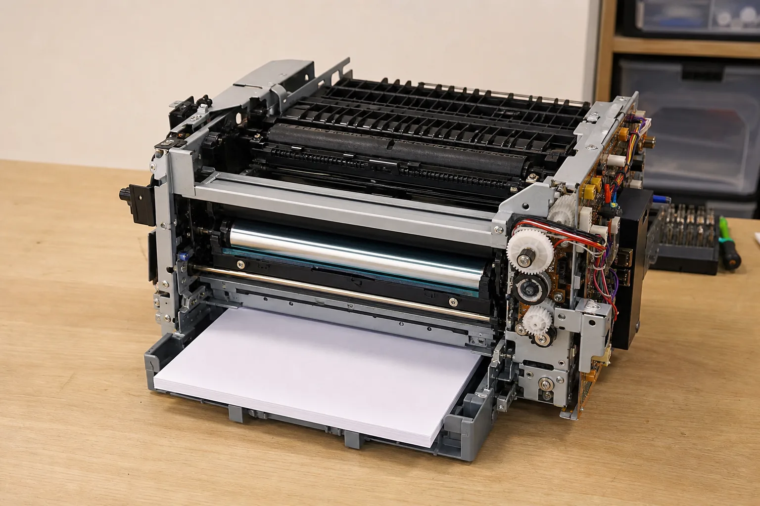 Laserdrucker als Technikprojekt: Einfache DIY-Bauanleitungen fuer Schueler und Interessierte